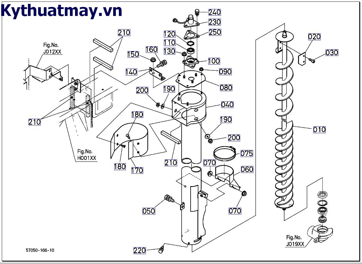 Trục máy khoan dọc thứ 2 <=VN13389